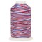 Threadart Multicolor 100% Cotton Thread | Variegated Colors for Quilting, Sewing, and Embroidery | 40/3wt - 600M (660 Yards) Cones | Long Staple Low Lint | 22 Colors